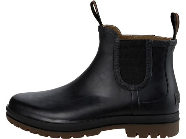 (取寄) エルエルビーン レディース ラギッド ウェリー チェルシー ブーツ L.L.Bean women Rugged Wellie Chelsea Boot Black/Dark Gum
