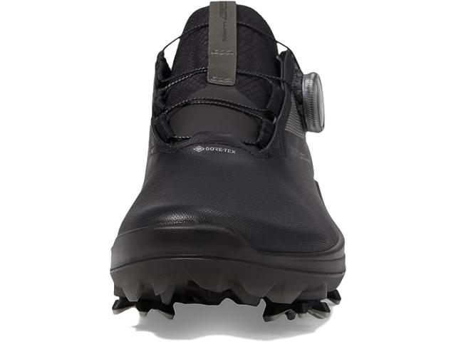 ecco ゴルフシューズ GORE-TEX 黒（エコー ECCO メンズ BOA 防水 
