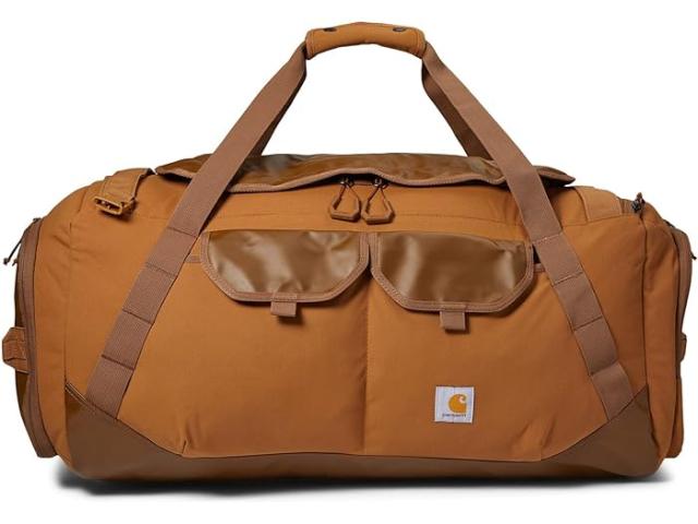 (取寄) カーハート 75 エル ナイロン ヘビー ホール ユーティリティ ダッフル Carhartt Carhartt 75 L Nylon Heavy Haul Utility Duffel Carhartt Brown