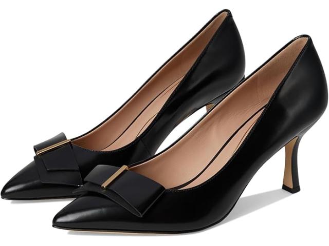 (取寄) コールハーン レディース フェリシア ボウ パンプス Cole Haan women Felicia Bow Pumps Black Box Leather