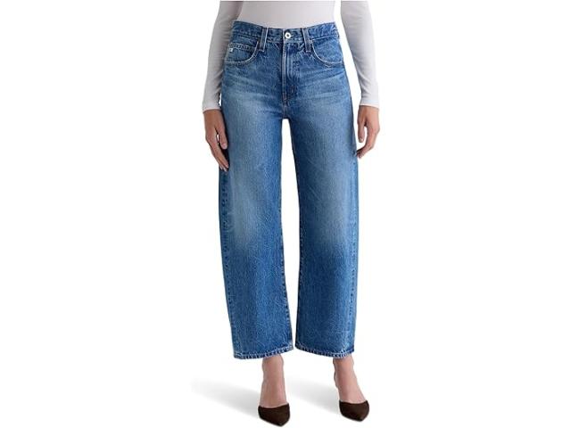 (取寄) AGジーンズ レディース ハッティー ハイ ライズ バレル イン キャンディッド AG Jeans women Hattie High Rise Barrel In Candid Candid