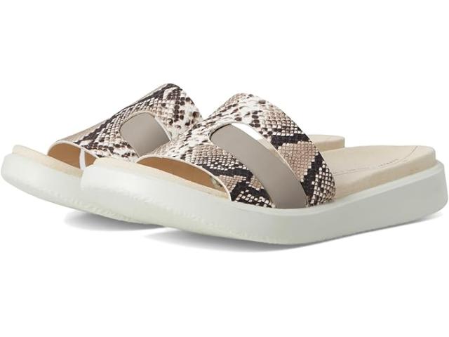 (取寄) エコー レディース フロート オアシス スライド サンダル ECCO women Flowt Oasis Slide Sandal Moonrock/Python