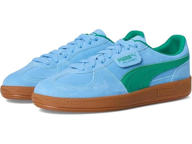 (取寄) プーマ レディース パレルモ スニーカー PUMA women Palermo Sneakers Team Light Blue/Sport Green/Gum