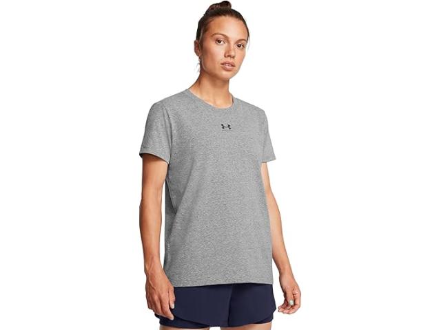 (取寄) アンダーアーマー レディース キャンパス コア ショート スリーブ Under Armour women Campus Core Short Sleeve Castlerock/Black