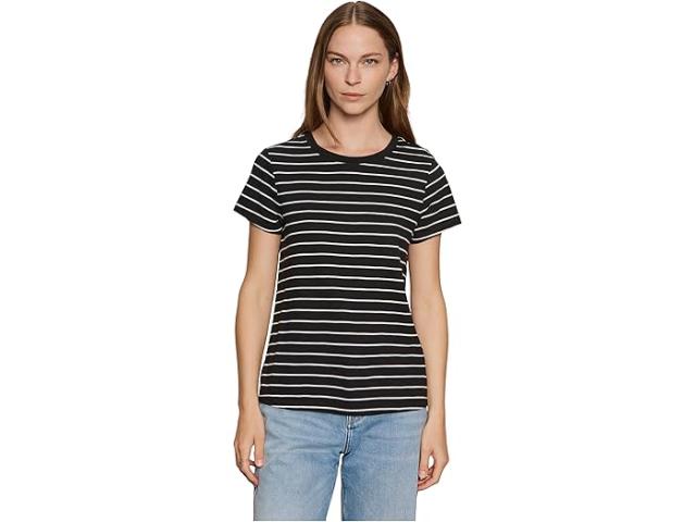 (取寄) サンクチュアリ レディース ザ パーフェクト ティー Sanctuary women The Perfect Tee White/Black Stripe 5