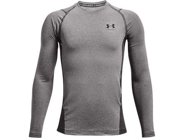 (取寄) アンダーアーマー キッズ ボーイズ コールドギア アーマー ロング スリーブ T-シャツ (ビッグ キッズ) Under Armour Kids boys Under Armour Kids ColdGear Armour Long Sleeve T-Shirt (Big Kids) Charcoal Light Heather/Blackの通販は 12,160円