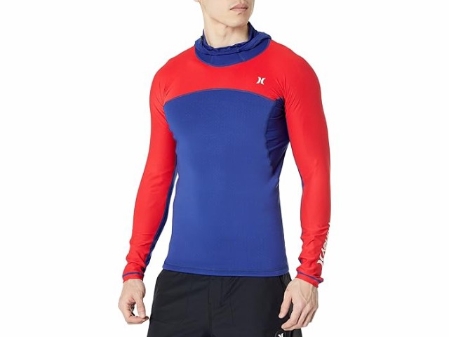 (取寄) ハーレー メンズ コースト ガード フーデット サーフ トップ Hurley men Coast Guard Hooded Surf Top Deep Royal Blueの通販は 18,155円