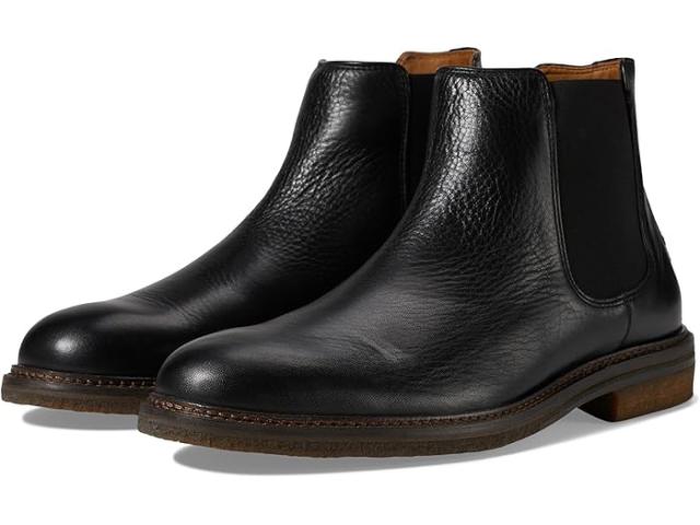 (取寄) ジョンストン&マーフィー メンズ カルダー チェルシー ブーツ Johnston & Murphy men Johnston & Murphy Calder Chelsea Boots Black Tumbled Full Grainの通販は 53,090円