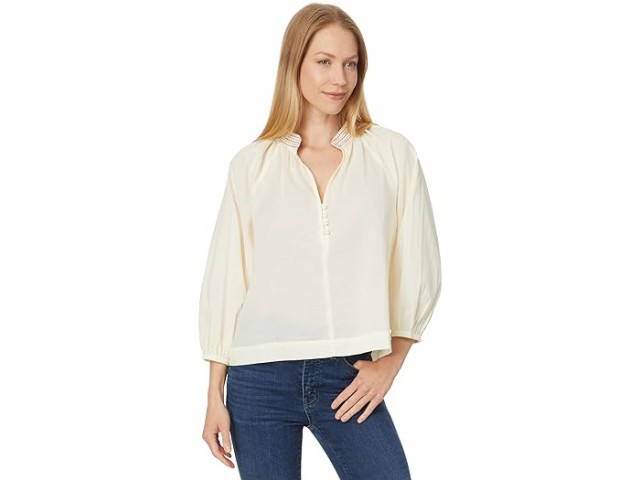 (取寄) リラ P レディース イージー ボタン ラグラン Lilla P women Lilla P Easy Button Raglan Ecruの通販は