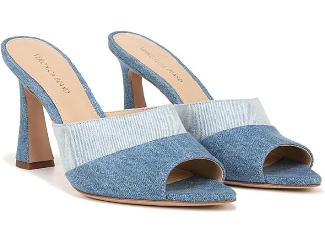 (取寄) ベロニカ ビアード レディース ソーラ スライド Veronica Beard women Thora Slides Blue Denim Fabricの通販は 87,050円