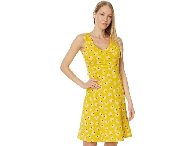 (取寄) トードアンドコー レディース ローズマリー スリーブレス ドレス Toad&Co women Toad&Co Rosemarie Sleeveless Dress Sulphur 1/2 Daisy Printの通販は 17,208円