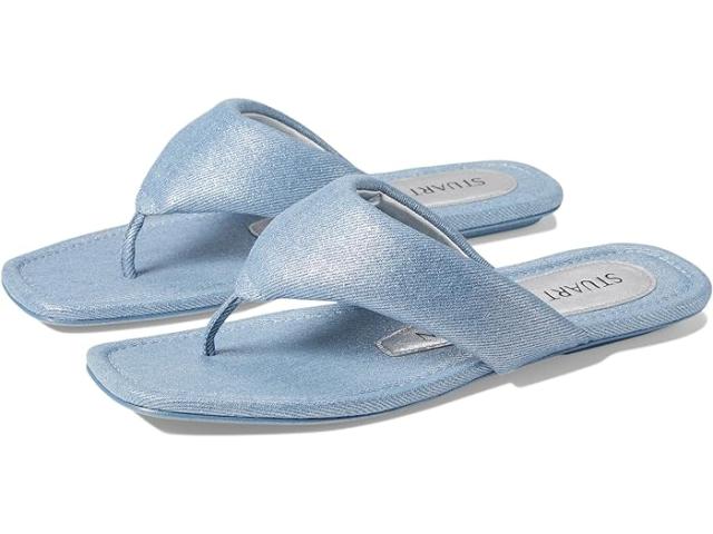 (取寄) スチュアート ワイツマン レディース マウイ フリップ フロップ Stuart Weitzman women Stuart Weitzman Maui Flip-Flop Silverの通販は 37,401円