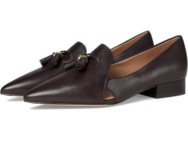 (取寄) コールハーン レディース ヴァーニャ タッセル フラッツ Cole Haan women Vanya Tassel Flat Dark Chocolate Leather