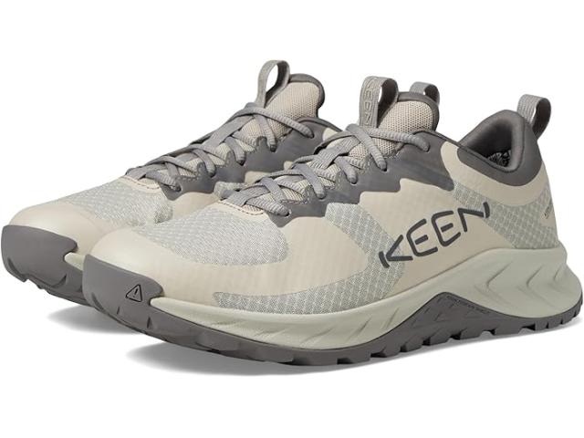 (取寄) キーン メンズ バーサコア ブリーザブル コンフォタブル ウォータープルーフ KEEN men KEEN Versacore Breathable Comfortable Waterproof Silver Lining/Scarlet Ibisの通販は