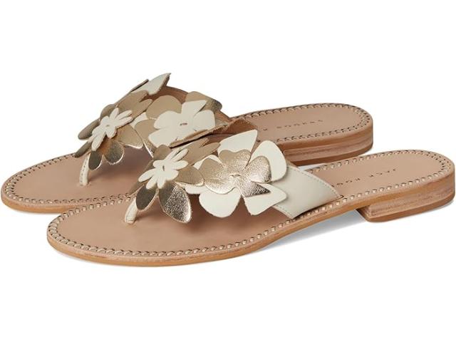 (取寄) ジャック ロジャース レディース サンダル Jack Rogers women Talahi Sandal Ivory/Platinum