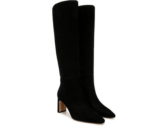 (取寄) サムエデルマン レディース シルビア ワイド カーフ Sam Edelman women Sam Edelman Sylvia Wide Calf Black Suede Wide Calf