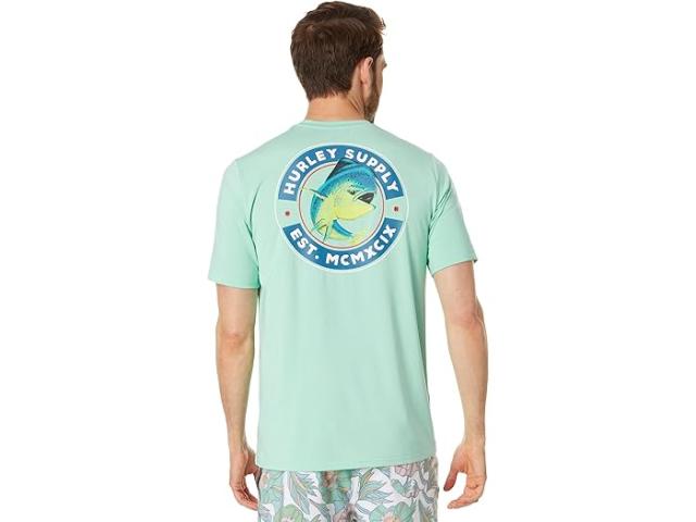(取寄) ハーレー メンズ ハイブリット Upf ショート スリーブ サーフ ティー Hurley men Hybrid UPF Short Sleeve Surf Tee Tropical Mist