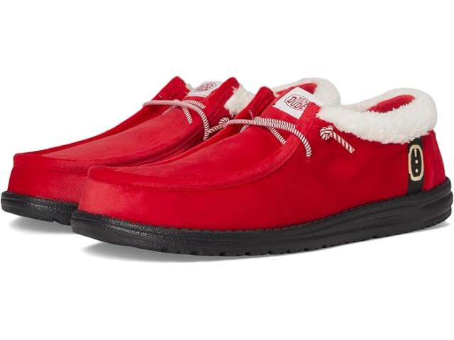 (取寄) ヘイ デュード メンズ ウォーリー サンタ クロース Hey Dude men Wally Santa Claus Red