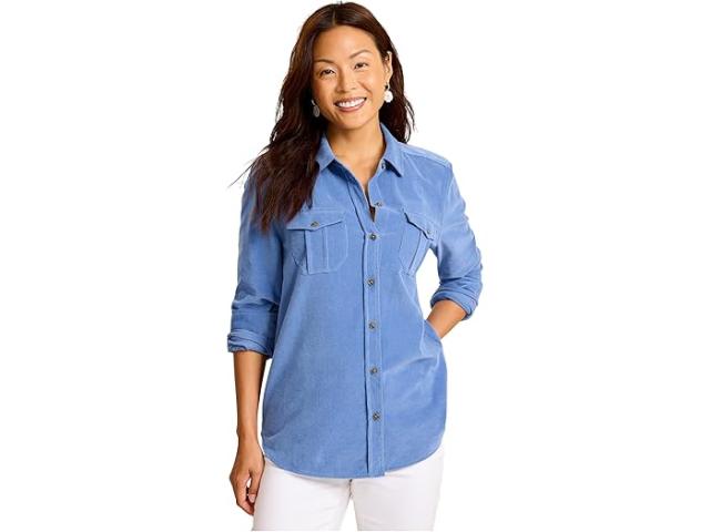 (取寄) トミーバハマ レディース コスタ コード リラックスド-フィット シャツ  Bahama women Coasta Cord Relaxed Shirt Infinity Sky