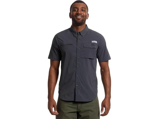 (取寄) コロンビア メンズ ワイルド キャスト ショート スリーブ シャツ Columbia men Wild Cast Short Sleeve Shirt Shark