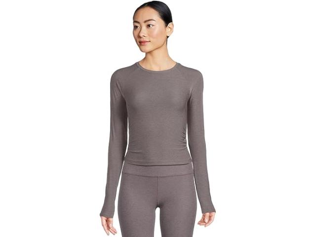 (取寄) ビヨンドヨガ レディース フェザーウェイト ユア フィット ロング スリーブ トップ Beyond Yoga women Beyond Yoga Featherweight Your Fit Long Sleeve Top Soft Umber Heather 18,493円