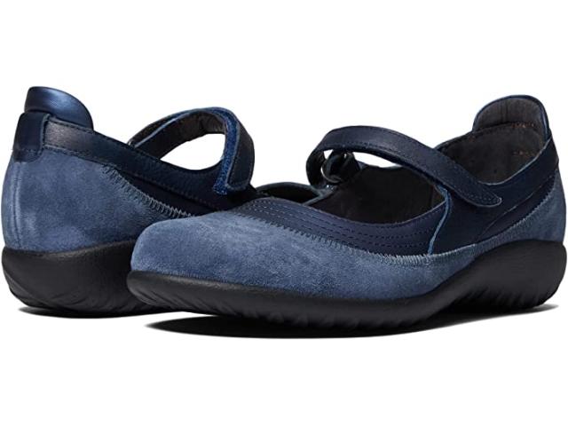 (取寄) ナオト レディース キレイ Naot women  Kirei Midnight Blue Suede/Polar Sea Leather/Soft Ink Leather