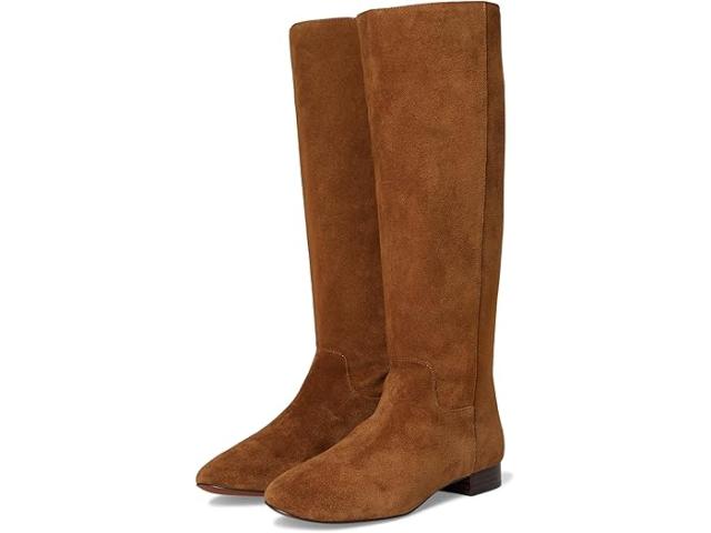 (取寄) メイドウェル レディース テイラー ラウンド トゥ トール ブーツ - スエード Madewell women Taylor Round Toe Tall Boot - Suede Dried Acorn