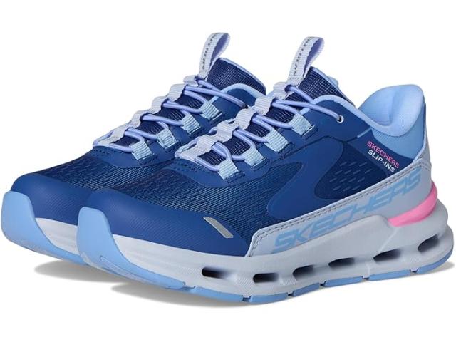 (取寄) スケッチャーズ キッズ スケッチャーズ ハンズ フリー グライド-ステップ + - ビスタ レーン (リトル キッド/ビッグ キッド) SKECHERS KIDS Skechers Hands Free Slip-Ins, Glide-Step + - Vista Lane 303654L (Little Kid/Big Kid) Navy/Periwinkle