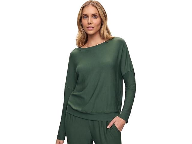 (取寄) エバージェイ レディース ソフテスト スウェッツ プルオーバー Eberjey women Eberjey Softest Sweats Pullover Spruceの通販は