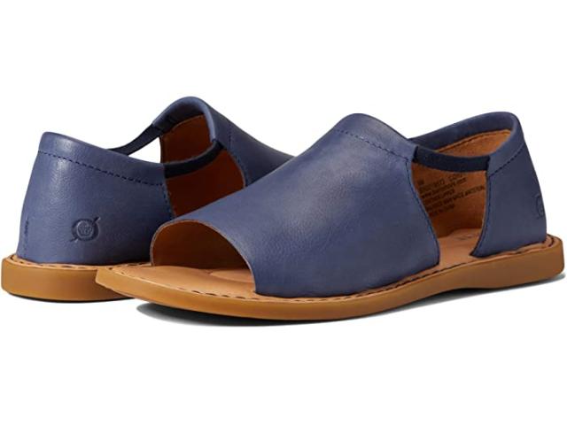 (取寄) ボーン レディース コーヴ モダン Born women  Cove Modern Navy Full Grain