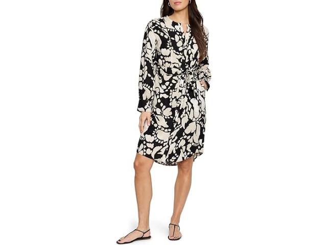 (取寄) ニックゾー レディース イブニング ペタル ブラウザ ドレス NIC+ZOE women Evening Petal Blouse Dress Black Multi