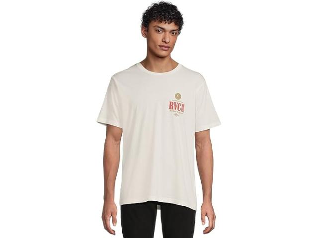(取寄) ルーカ メンズ ショート スリーブ RVCA men Philsner Short Sleeve Antique White