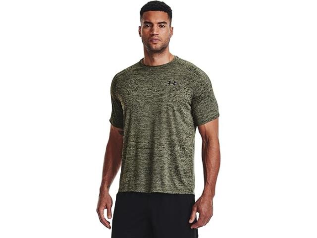(取寄) アンダーアーマー メンズ Ua テック 2.0 ショート スリーブ ティー Under Armour men UA Tech 2.0 Short Sleeve Tee Marine OD Green/Blackの通販は