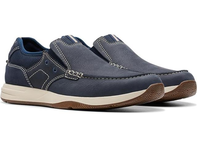 (取寄) クラークス メンズ ステップ Clarks men Clarks Sailview Step Navy Nubuck
