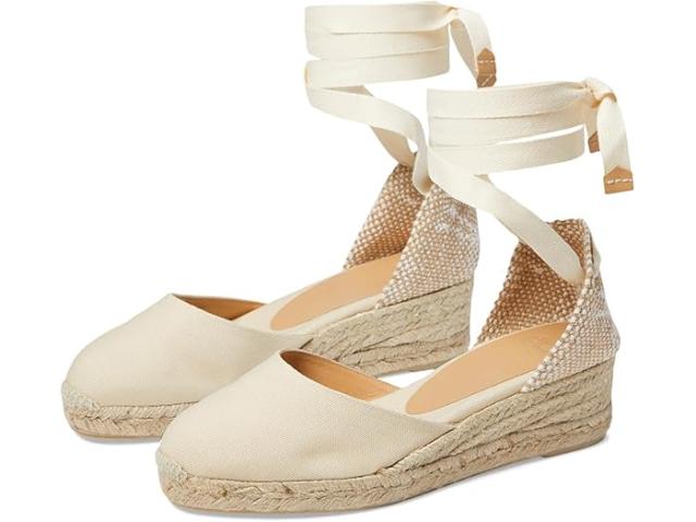 (取寄) カスタニエール レディース カリーナ 30 ウェッジ エスパドリーユ CASTANER women Carina 30 Wedge Espadrille Ivory