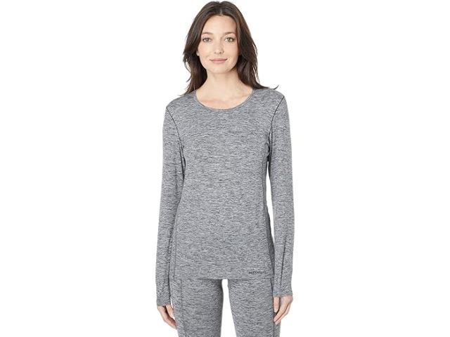 (取寄) ホットチリ レディース クリマ-トレック クルー ネック Hot Chillys women Clima-Trek Crew Neck Grey Heather