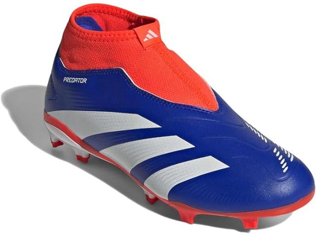 (取寄) アディダス キッズ キッズ プレデター リーグ レースレス フットボール ブーツ ファーム グランド (リトル キッド/ビッグ キッド) adidas Kids kids adidas Kids Predator League Laceless Football Boots Firm Ground (Little Kid/Big Kid) Lucid Blue/White/Solarの通販は 20,900円