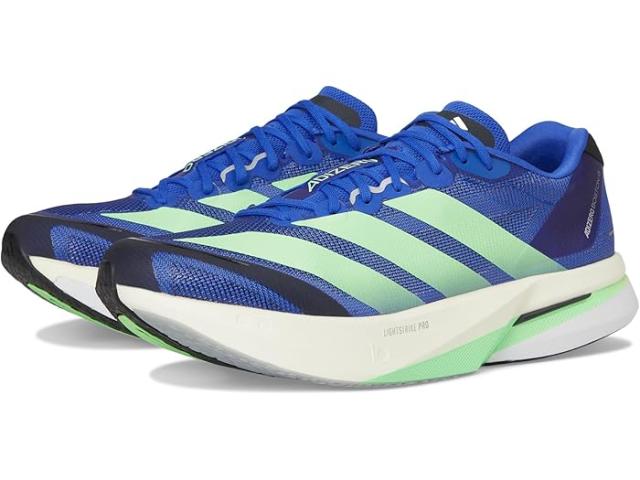 (取寄) アディダス ランニング メンズ アディゼロ ボストン 13 ランニング シューズ adidas Running men Adizero Boston 13 Running Shoes Lucid Blue/Lime Burst/Black