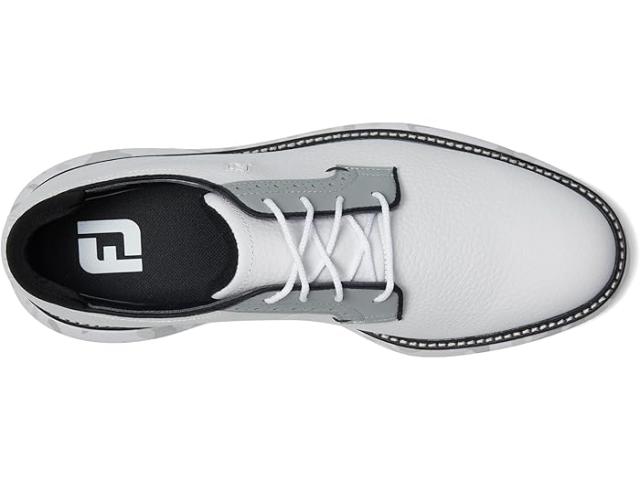 (取寄) フットジョイ メンズ トラディションズ ブルシャー ゴルフ シューズ FootJoy men FootJoy Traditions Blucher Golf Shoes White/Grey Camo_1