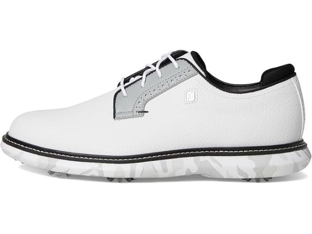 (取寄) フットジョイ メンズ トラディションズ ブルシャー ゴルフ シューズ FootJoy men FootJoy Traditions Blucher Golf Shoes White/Grey Camo_3