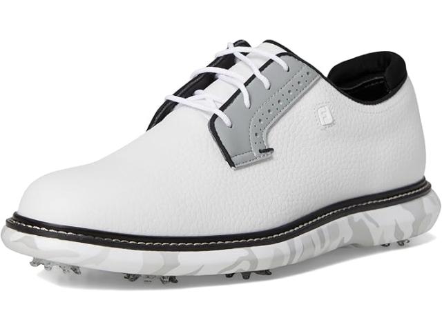 (取寄) フットジョイ メンズ トラディションズ ブルシャー ゴルフ シューズ FootJoy men FootJoy Traditions Blucher Golf Shoes White/Grey Camo_6
