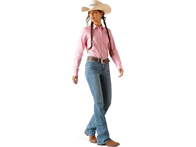 (取寄) アリアット レディース リンクル レジスト チーム カービー ストレッチ シャツ Ariat women Wrinkle R