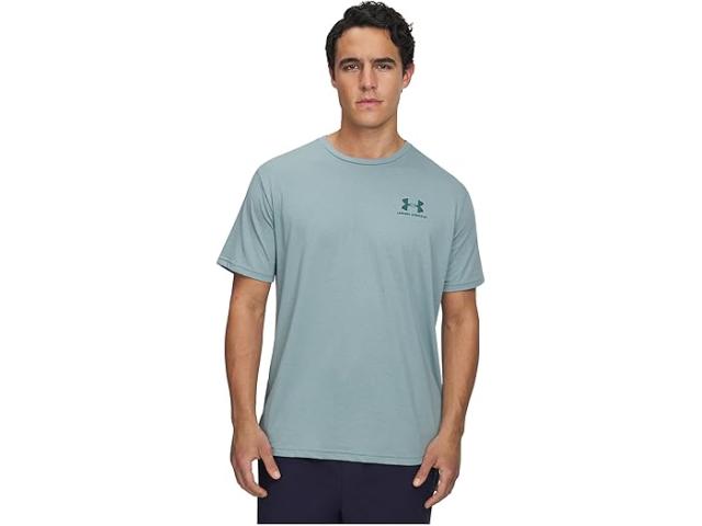 (取寄) アンダーアーマー メンズ スポーツスタイル レフト チェスト ショート スリーブ Under Armour men Sportstyle Left Chest Short Sleeve Serpentine/Jasper Blue