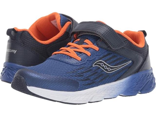 (取寄) サッカニー キッズ ボーイズ ウィンド A/C (リトル キッド/ビッグ キッド) Saucony Kids boys Saucony Kids Wind A/C (Little Kid/Big Kid) Navyの通販は 13,023円