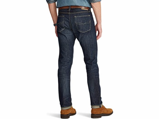 (取寄) ラルフローレン メンズ ヴァリック スリム ストレート ジーンズ Polo Ralph Lauren men  Varick Slim Straight Jeans Morris Darkの通販は
