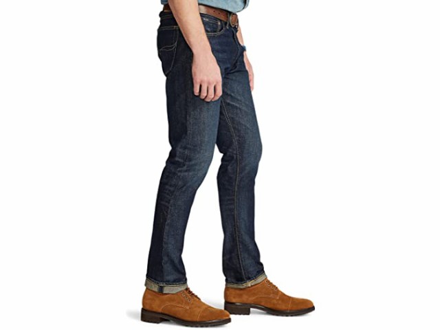 (取寄) ラルフローレン メンズ ヴァリック スリム ストレート ジーンズ Polo Ralph Lauren men  Varick Slim Straight Jeans Morris Darkの通販は