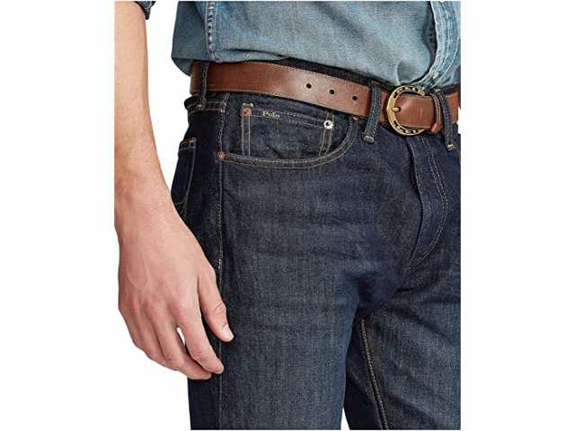 (取寄) ラルフローレン メンズ ヴァリック スリム ストレート ジーンズ Polo Ralph Lauren men  Varick Slim Straight Jeans Morris Darkの通販は