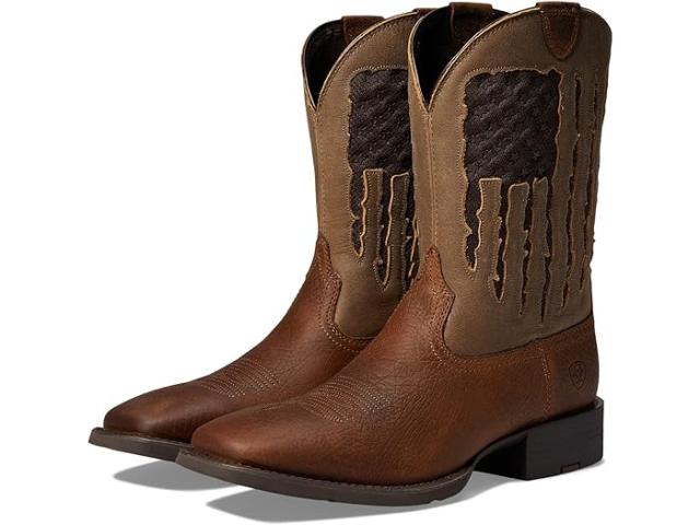 (取寄) アリアット メンズ スポーツ マイ カントリー ベントテック ウェスタン ブーツ Ariat men Sport My Country VentTEK Western Boot Faithful Brown