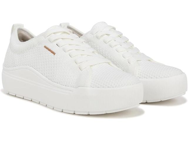 (取寄) ドクターショール レディース タイム オフ ニット レース アップ スニーカー Dr. Scholl's women Time Off Knit Lace Up Sneaker White Knit