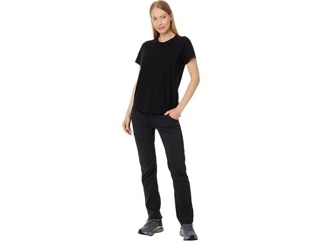 (取寄) スマートウール レディース パーフェクト クルー ショート スリーブ ティー Smartwool women Smartwool Perfect Crew Short Sleeve Tee Black
